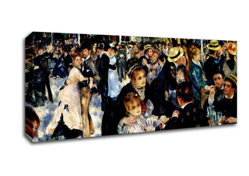 Picture of Renoir Montmartre Panoramic Canvas Wall Art