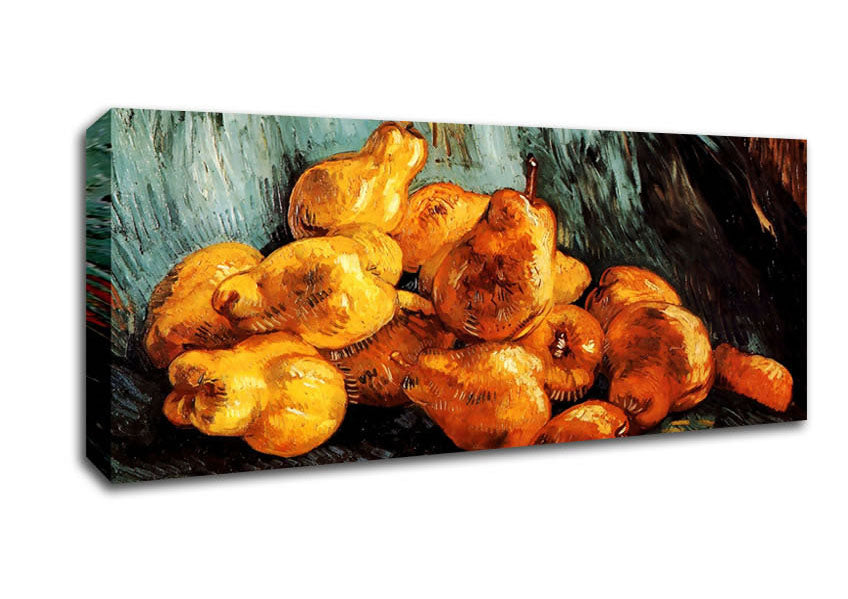 Picture of Van Gogh Still Life With Pears Panoramic Canvas Wall Art