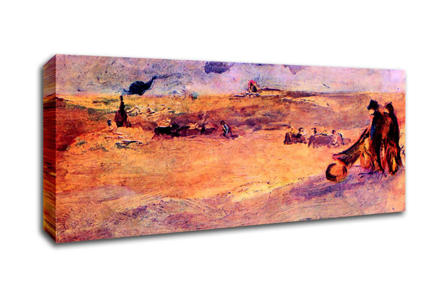 Picture of Van Gogh The Dunes Panoramic Canvas Wall Art