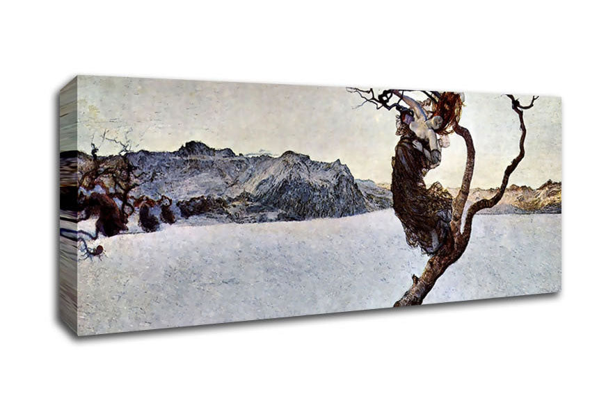 Picture of Segantini The Evil Mothers 1 Panoramic Canvas Wall Art