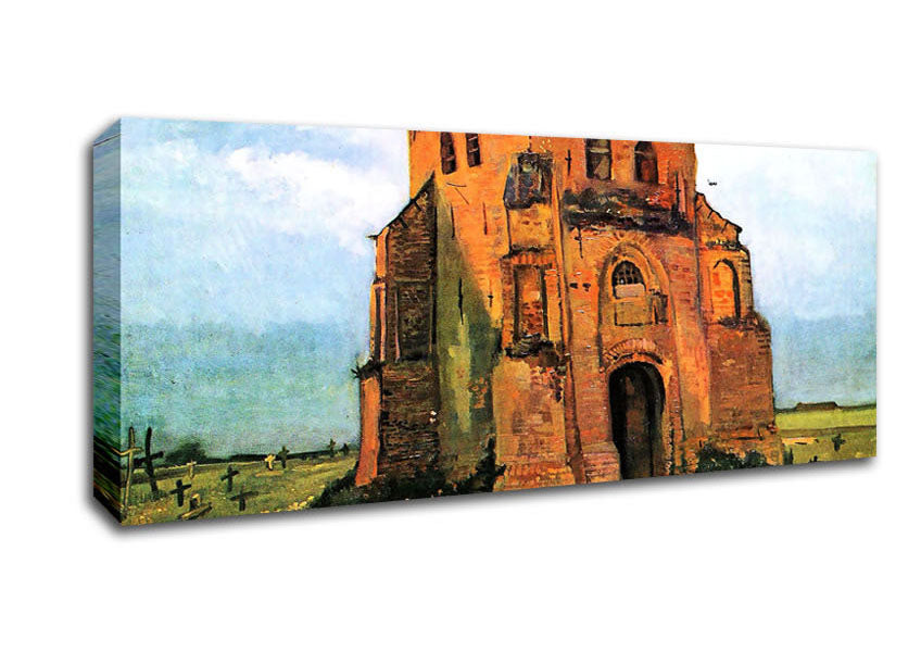 Picture of Van Gogh The Old Cemetery In Nuenen Panoramic Canvas Wall Art