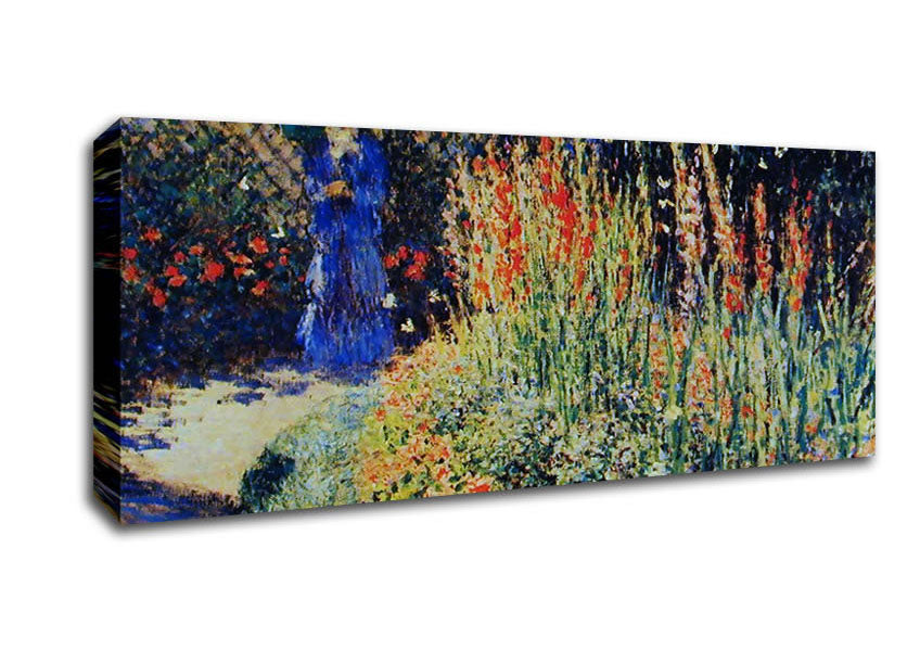 Picture of Van Gogh The Peasant Wifes Garden Panoramic Canvas Wall Art