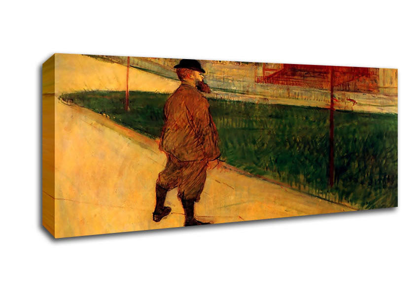 Picture of Toulouse Lautrec Tristan Bernard Panoramic Canvas Wall Art