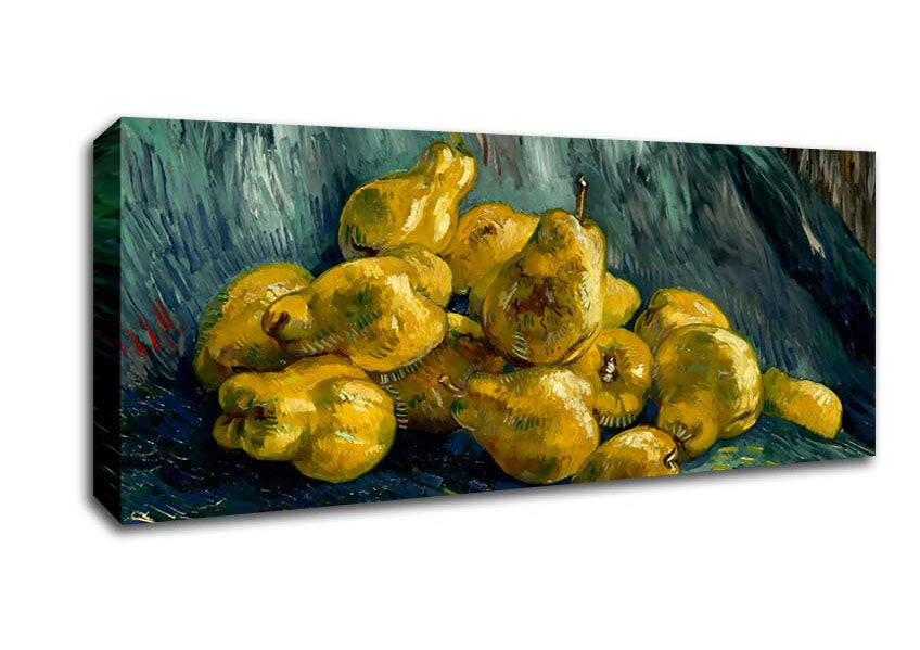 Picture of Van Gogh Still Life With Quinces Panoramic Canvas Wall Art