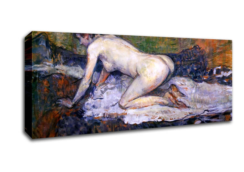 Picture of Toulouse Lautrec Woman Naked Panoramic Canvas Wall Art
