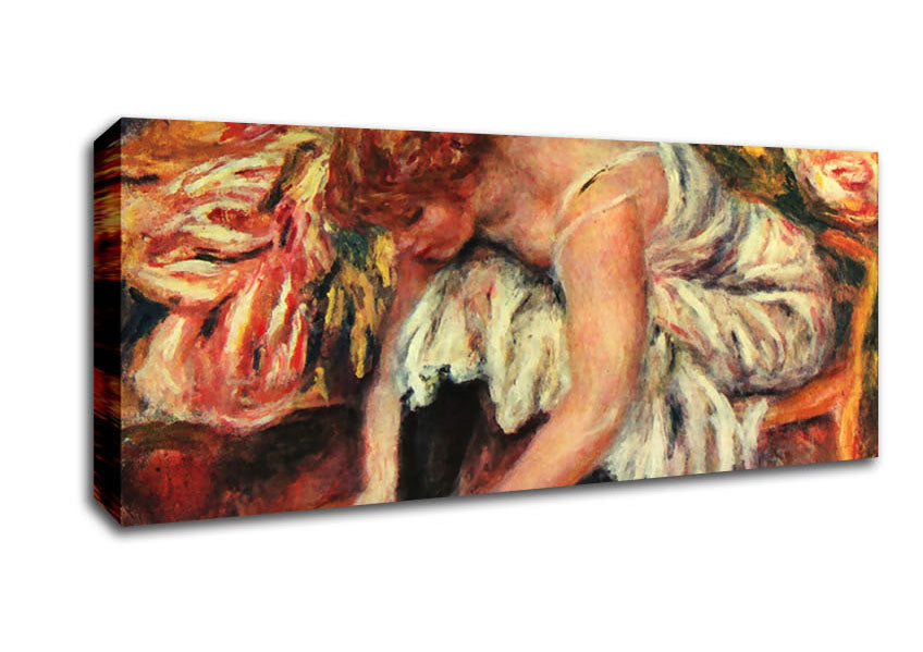 Picture of Renoir Woman Shoe Syndicate Panoramic Canvas Wall Art