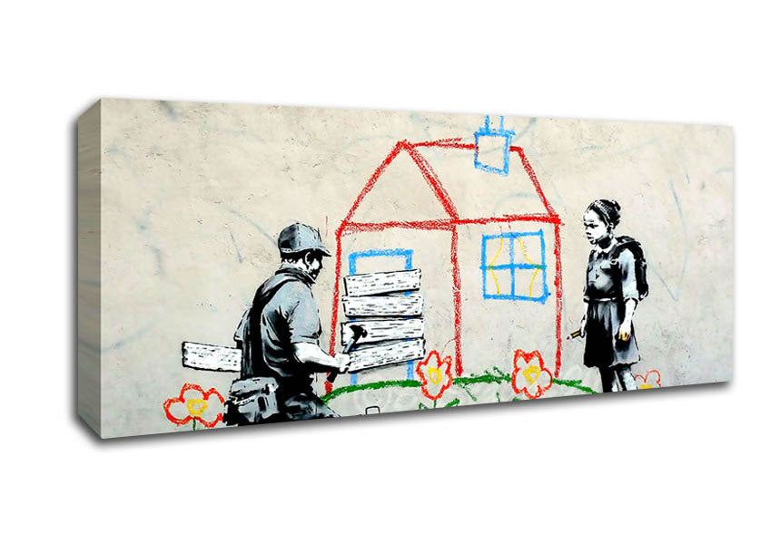 Picture of Volunteers Panoramic Canvas Wall Art