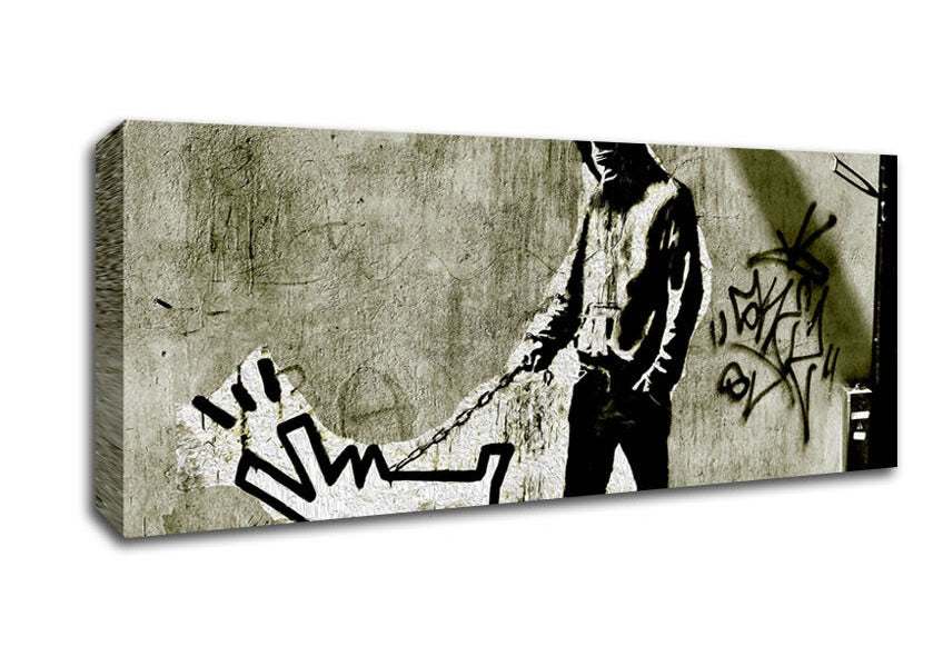 Picture of Woof Panoramic Canvas Wall Art