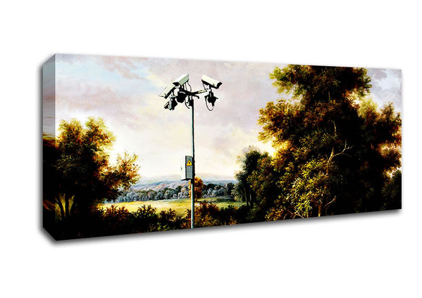Picture of Countryside Cctv Panoramic Canvas Wall Art