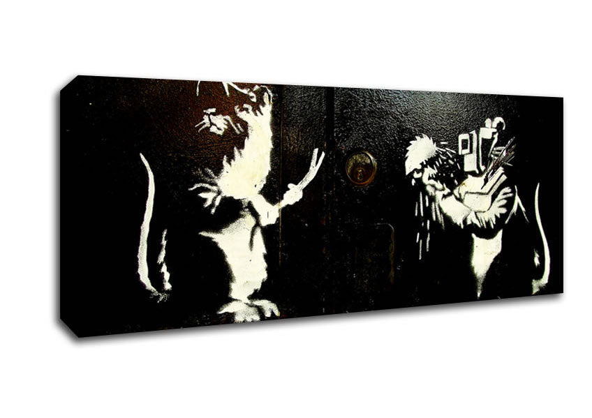 Picture of Crooked Rats Panoramic Canvas Wall Art
