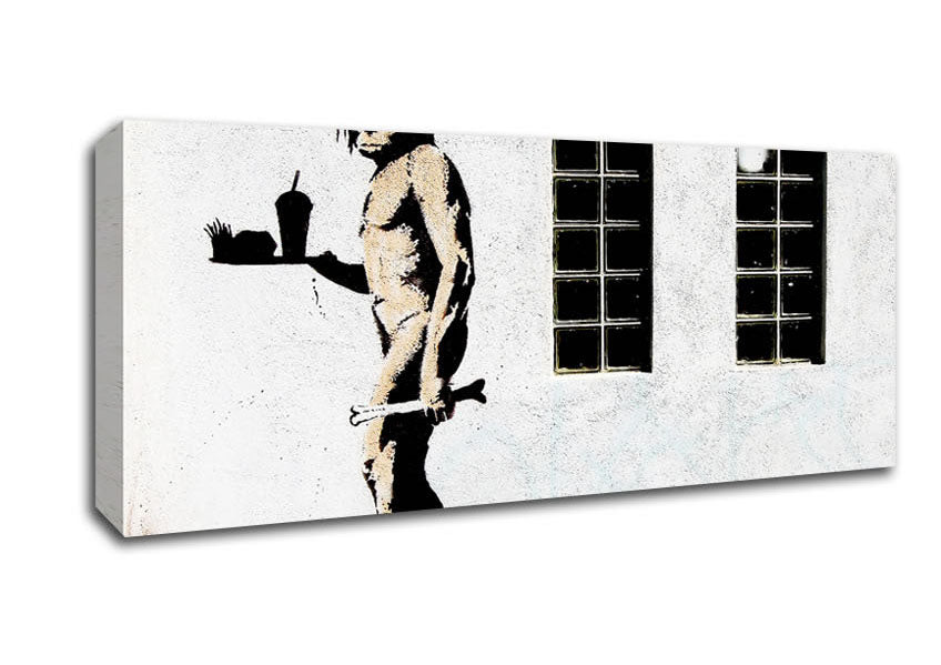 Picture of Mcdonald Caveman Panoramic Canvas Wall Art