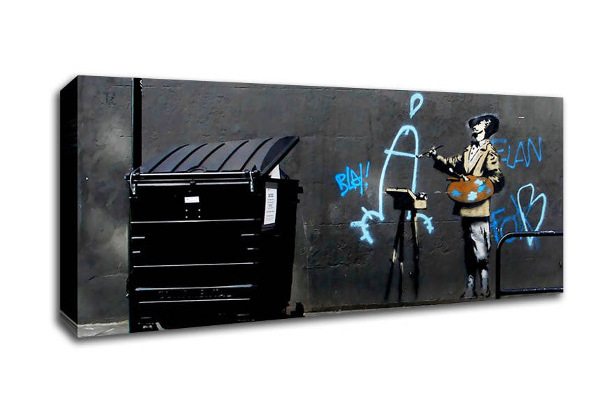 Picture of New Age Artist Panoramic Canvas Wall Art