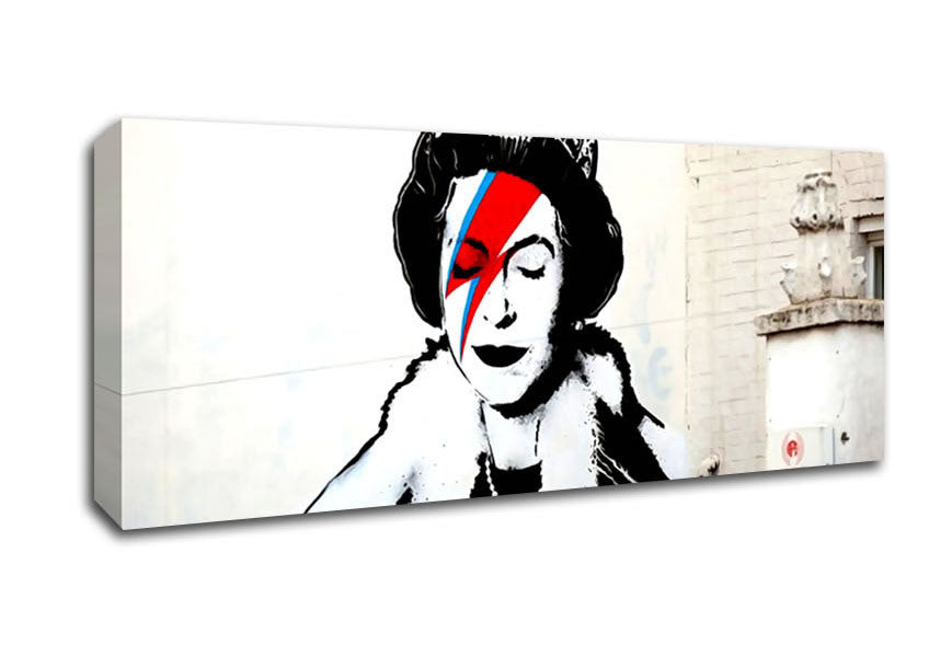Picture of Queen Ziggy Panoramic Canvas Wall Art