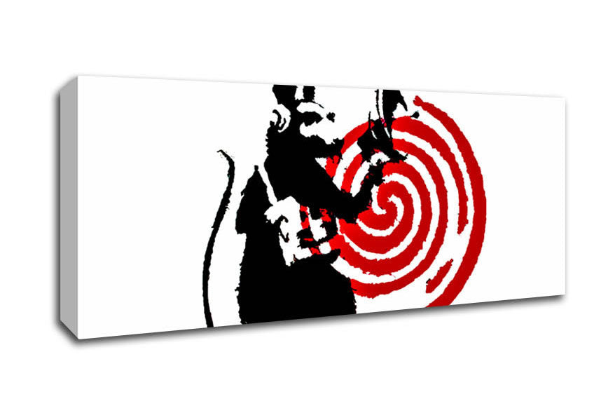 Picture of Radar Rat Panoramic Canvas Wall Art