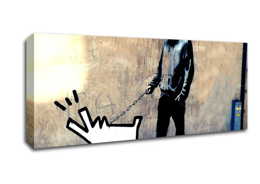Picture of Revolution For Dogs Panoramic Canvas Wall Art