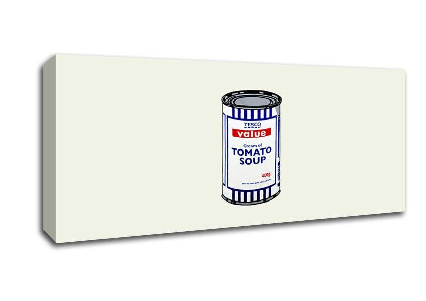 Picture of Tesco Value Tomato Soup Panoramic Canvas Wall Art