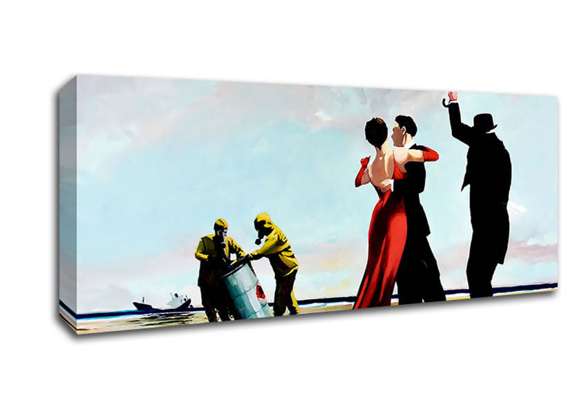 Picture of Toxic Waste Dance Panoramic Canvas Wall Art