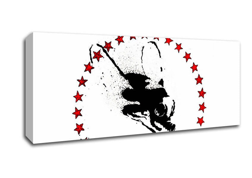 Picture of Wasp Bomber Panoramic Canvas Wall Art