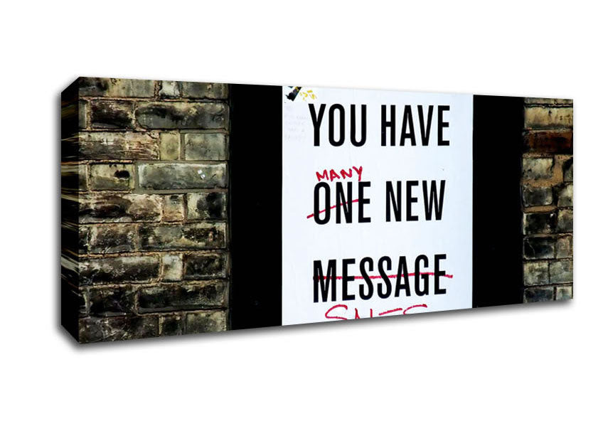 Picture of You Have Many New Sales Panoramic Canvas Wall Art