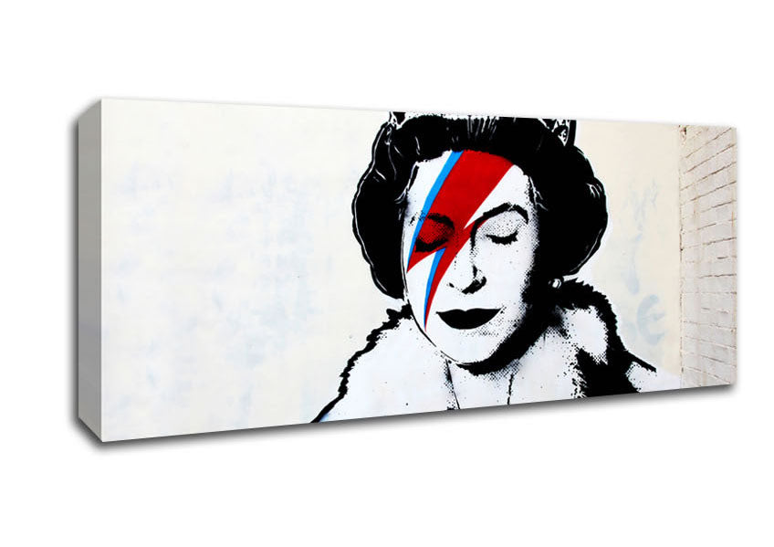 Picture of Queen Bowie Panoramic Canvas Wall Art
