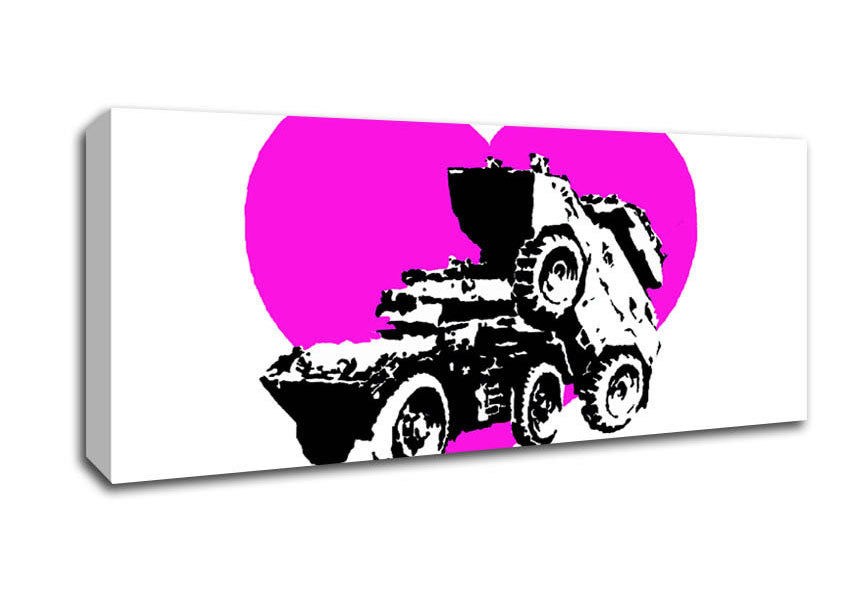 Picture of Love Bugs Panoramic Canvas Wall Art