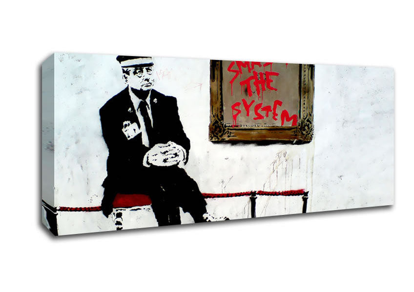 Picture of Protecting The Modern Art Panoramic Canvas Wall Art