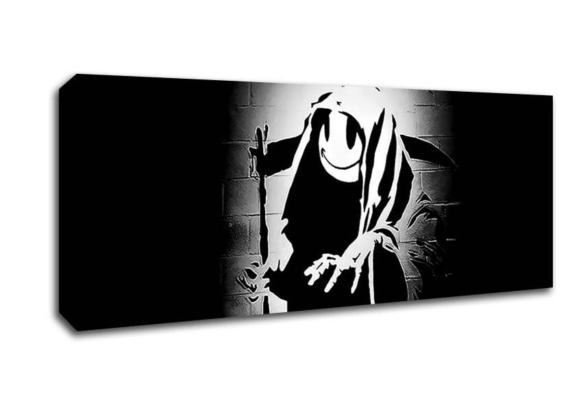 Picture of Reaper In The Shadows Panoramic Canvas Wall Art