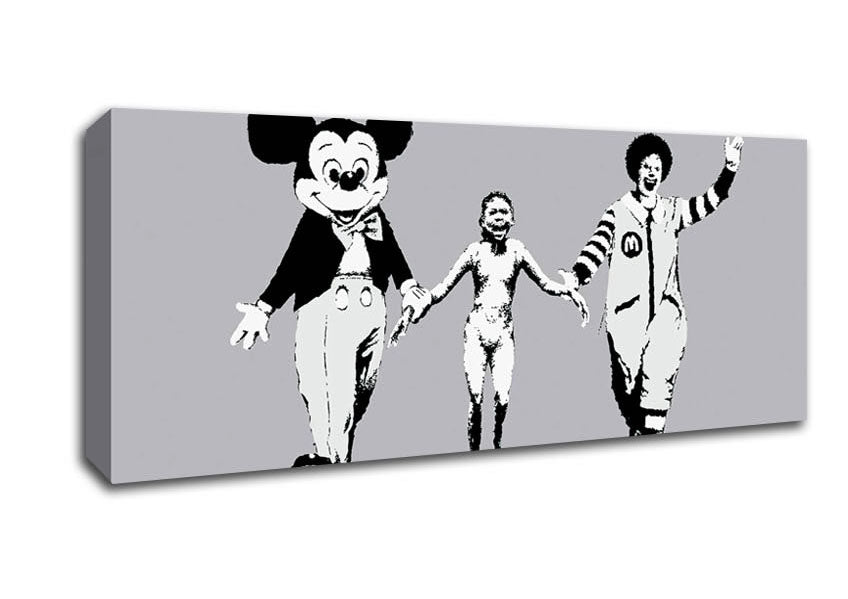 Picture of Third World Love Panoramic Canvas Wall Art
