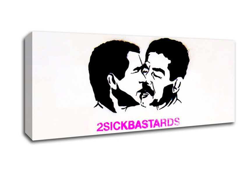 Picture of Two Sick White Panoramic Canvas Wall Art