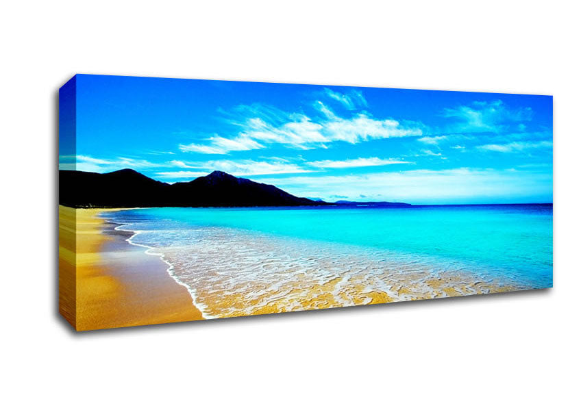 Picture of Stunning Ocean Sands Panoramic Canvas Wall Art