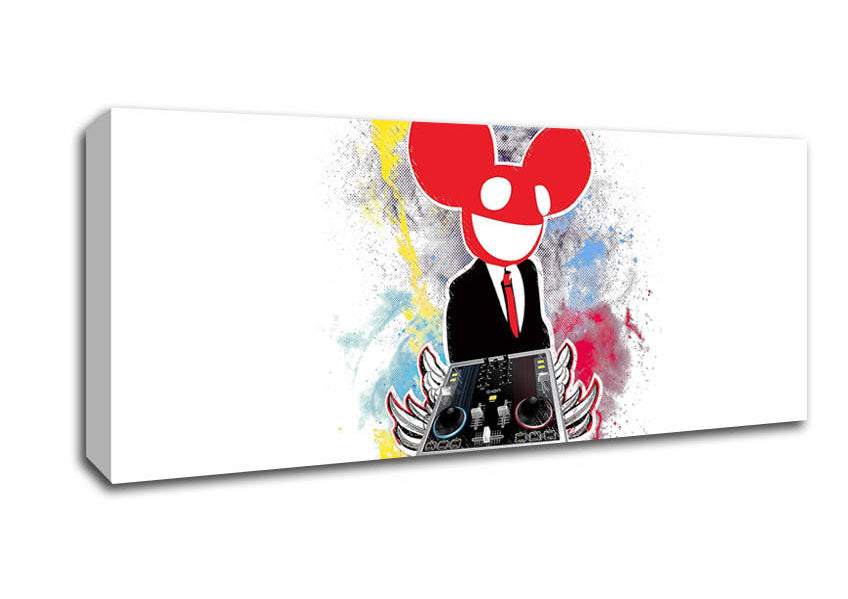 Picture of Mouse It Up Panoramic Canvas Wall Art