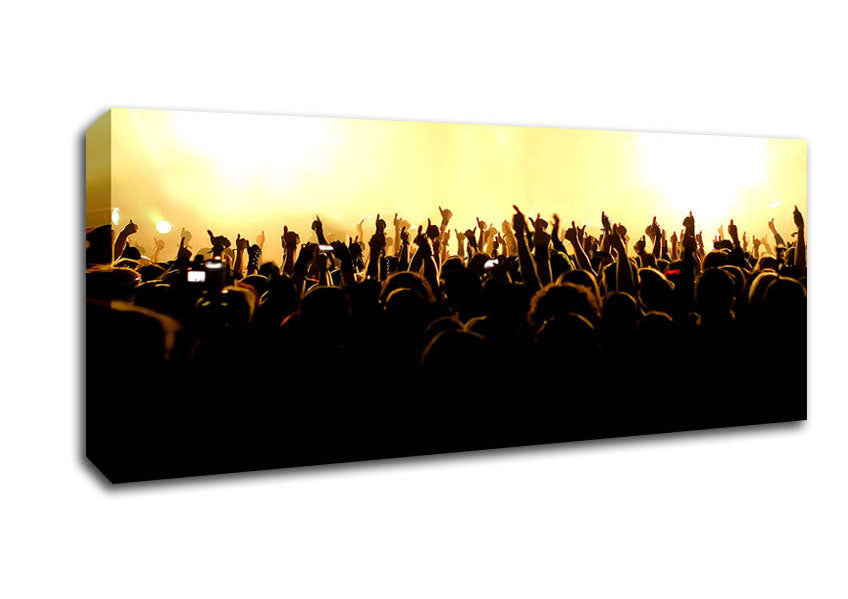Picture of Concert Musical Freedom Panoramic Canvas Wall Art