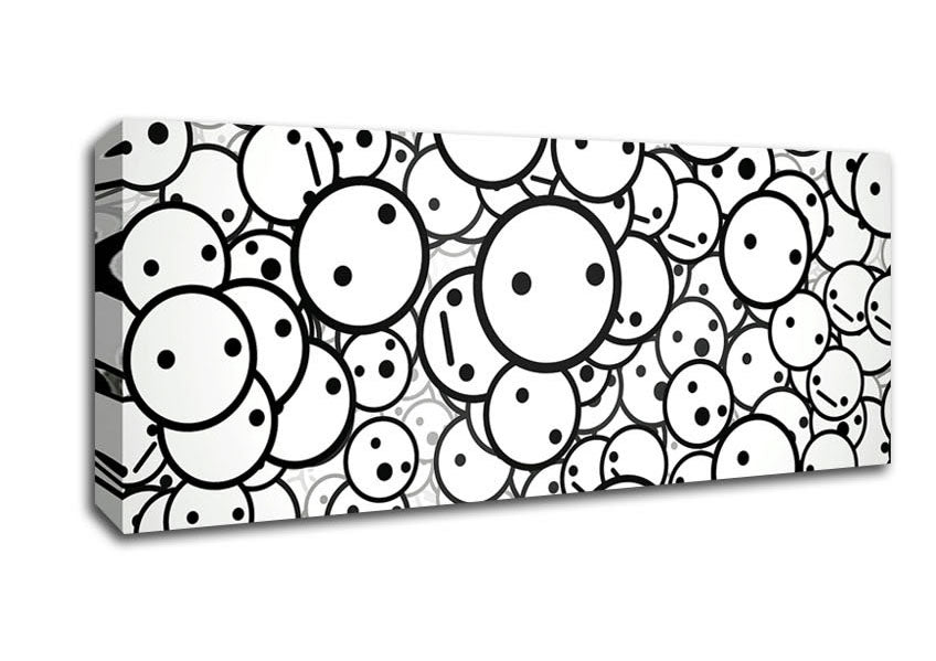 Picture of Smiles Panoramic Canvas Wall Art