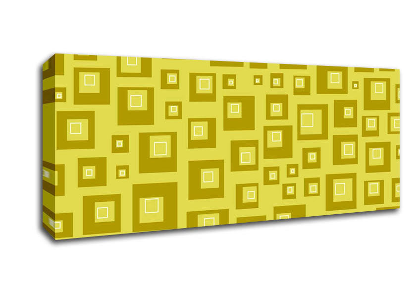 Picture of Squareness Of Green Panoramic Canvas Wall Art