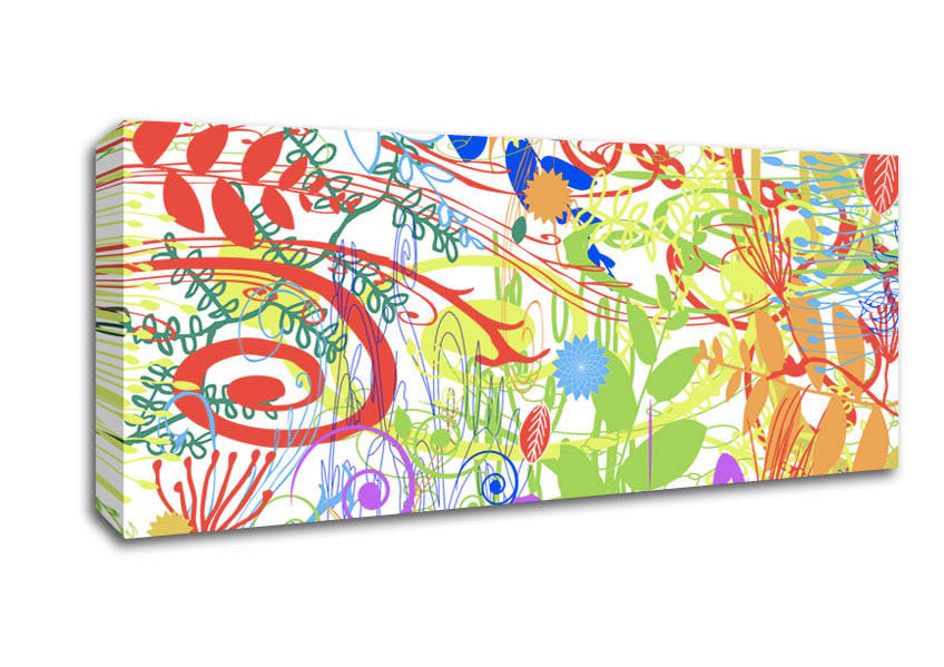 Picture of Summer Delight Panoramic Canvas Wall Art