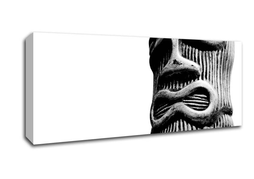 Picture of Tree Carving Panoramic Canvas Wall Art