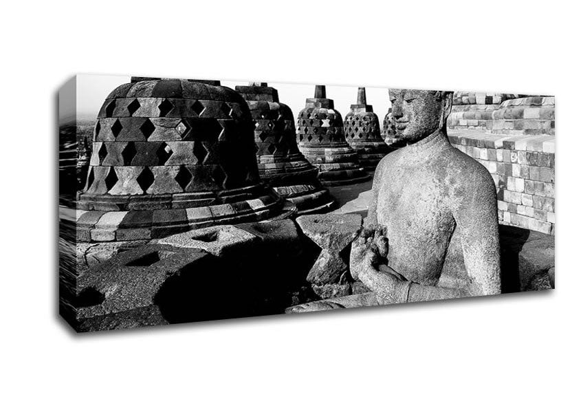 Picture of Peaceful Buddha Home Panoramic Canvas Wall Art