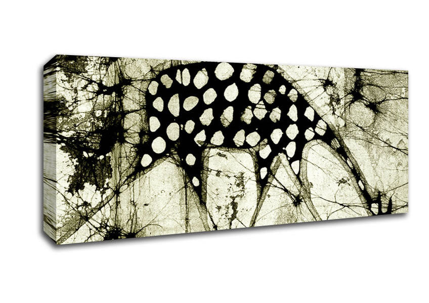 Picture of Native Giraffe Panoramic Canvas Wall Art