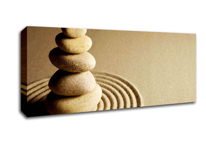 Picture of Just Balance Panoramic Canvas Wall Art