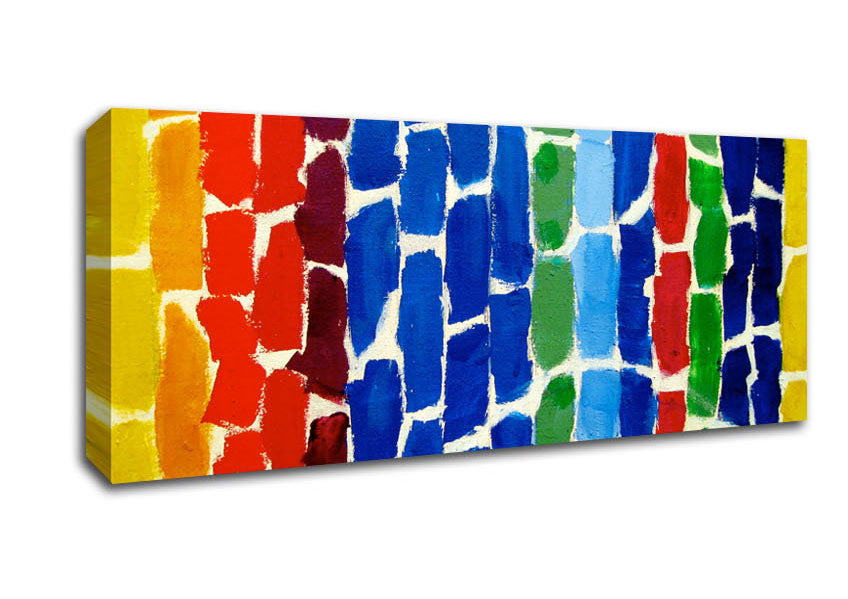 Picture of Rainbow Panoramic Canvas Wall Art