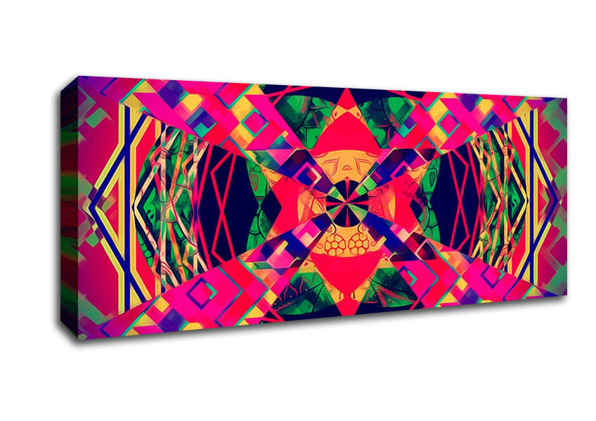 Picture of Scared Geo Panoramic Canvas Wall Art
