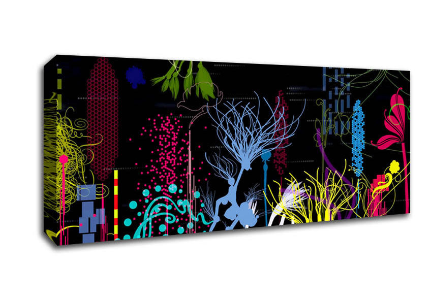 Picture of Rave Art Panoramic Canvas Wall Art