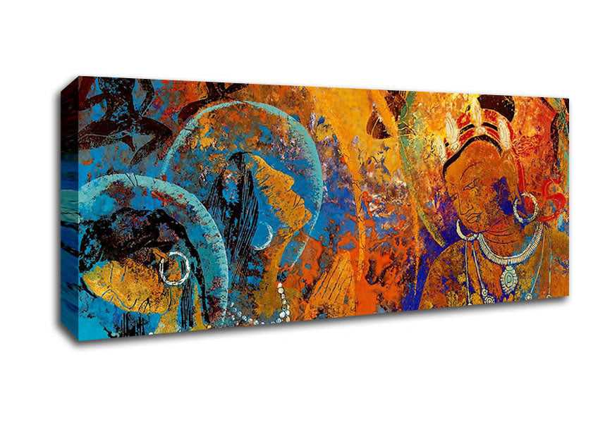 Picture of Tibetan Buddhist Panoramic Canvas Wall Art