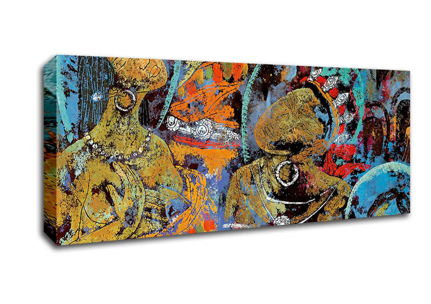 Picture of Tibetan Tribal Panoramic Canvas Wall Art