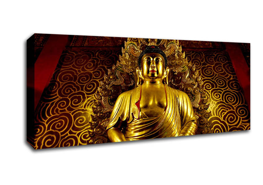 Picture of Thai Golden Buddha Panoramic Canvas Wall Art