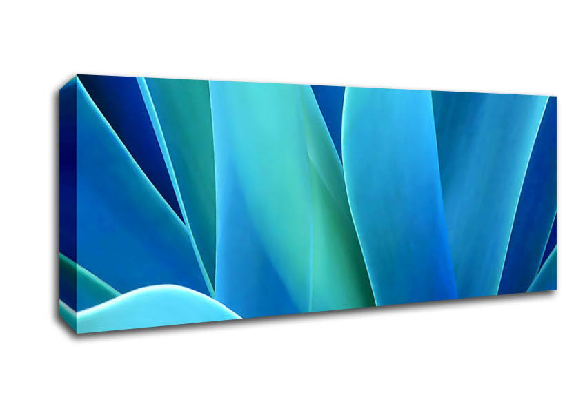 Picture of Jungle Leaves Panoramic Canvas Wall Art