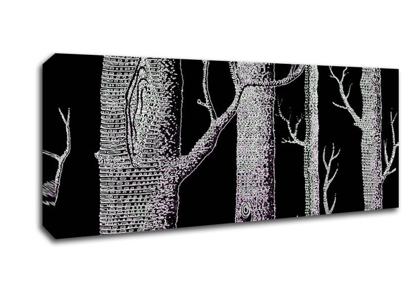 Picture of Tree Bark Panoramic Canvas Wall Art