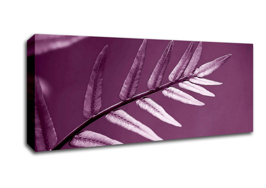 Picture of Purple Leaves Panoramic Canvas Wall Art