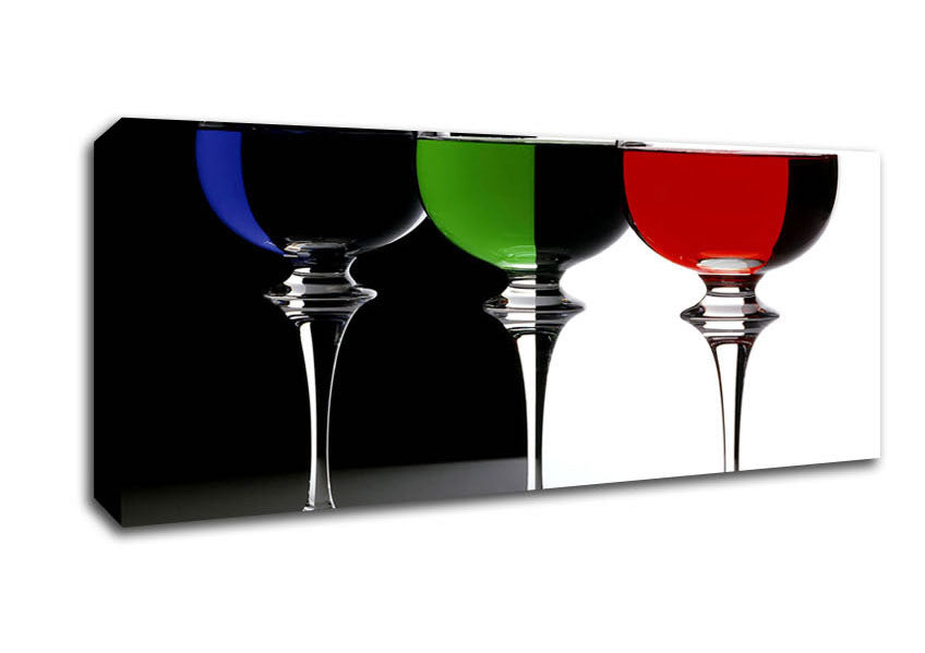 Picture of Cocktail Party Panoramic Canvas Wall Art