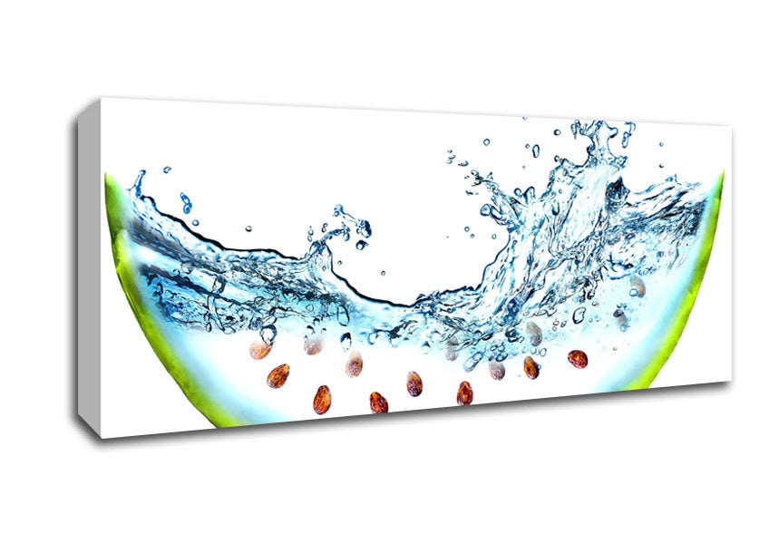 Picture of Watermelon Creativity Panoramic Canvas Wall Art